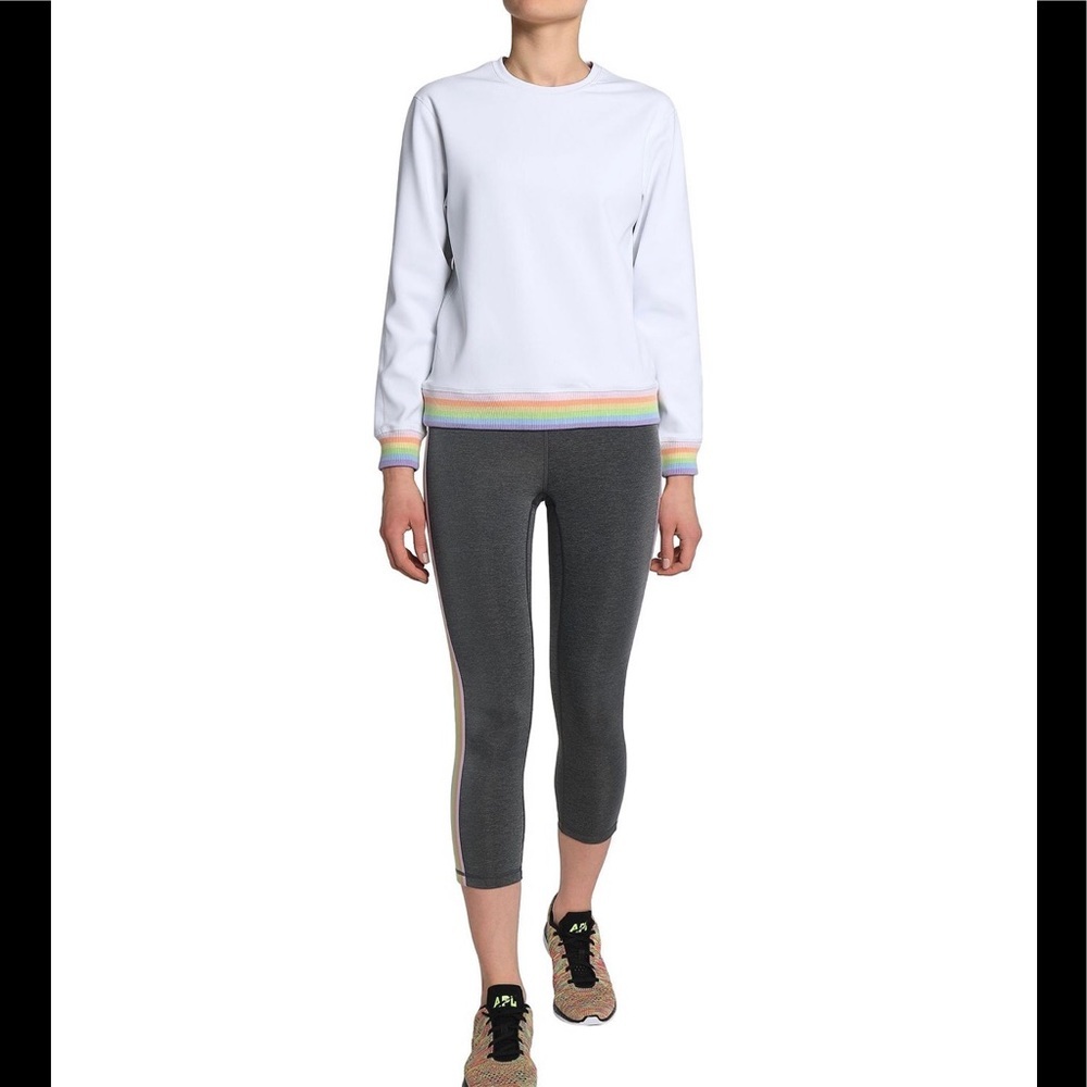 Purity Active White Rainbow Sweater